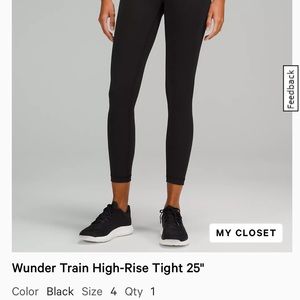 Wunder train high rise 25” black